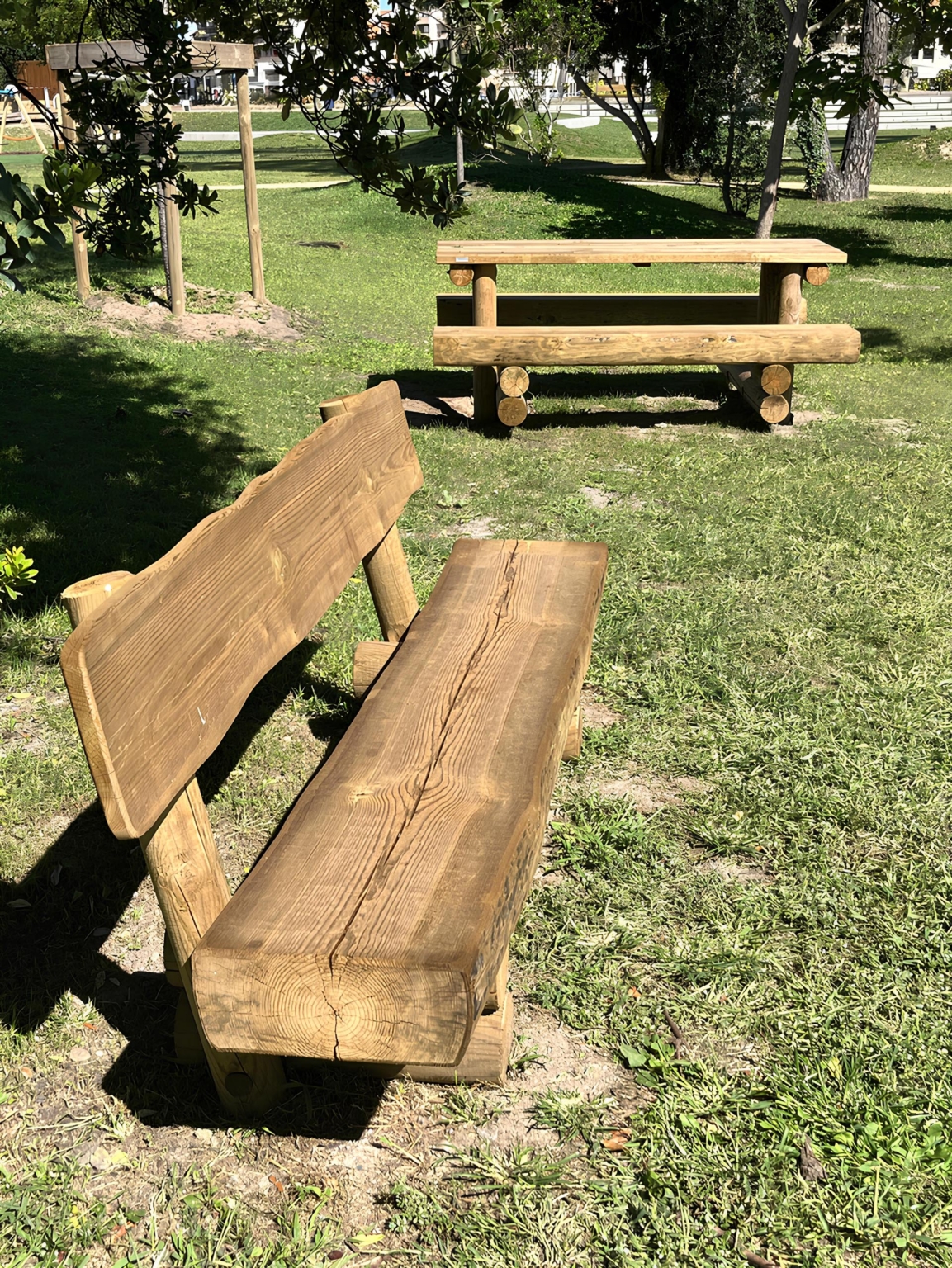 banc et table forestier pin des landes labat merle